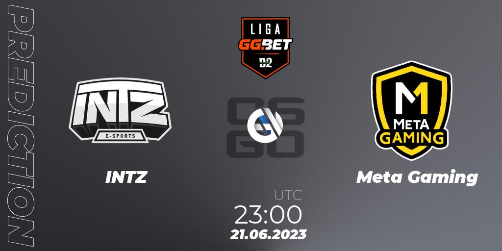 Prognose für das Spiel INTZ VS Meta Gaming Brasil. 21.06.23. CS2 (CS:GO) - Dust2 Brasil Liga Season 1