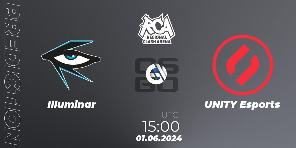 Prognose für das Spiel Illuminar VS GhoulsW. 01.06.2024 at 15:00. Counter-Strike (CS2) - Regional Clash Arena Europe: Closed Qualifier
