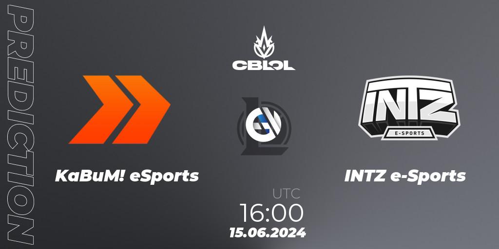 Prognose für das Spiel KaBuM! eSports VS INTZ e-Sports. 15.06.2024 at 16:00. LoL - CBLOL Split 2 2024 - Group Stage