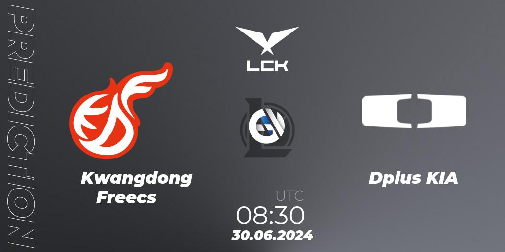 Prognose für das Spiel Kwangdong Freecs VS Dplus KIA. 30.06.2024 at 08:30. LoL - LCK Summer 2024 Group Stage