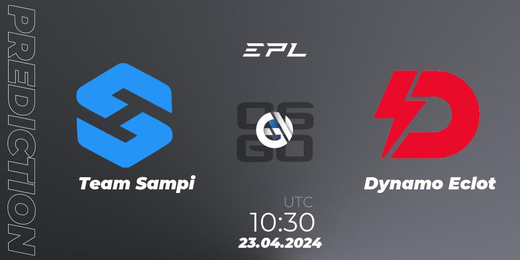 Prognose für das Spiel Team Sampi VS Dynamo Eclot. 23.04.24. CS2 (CS:GO) - European Pro League Season 15