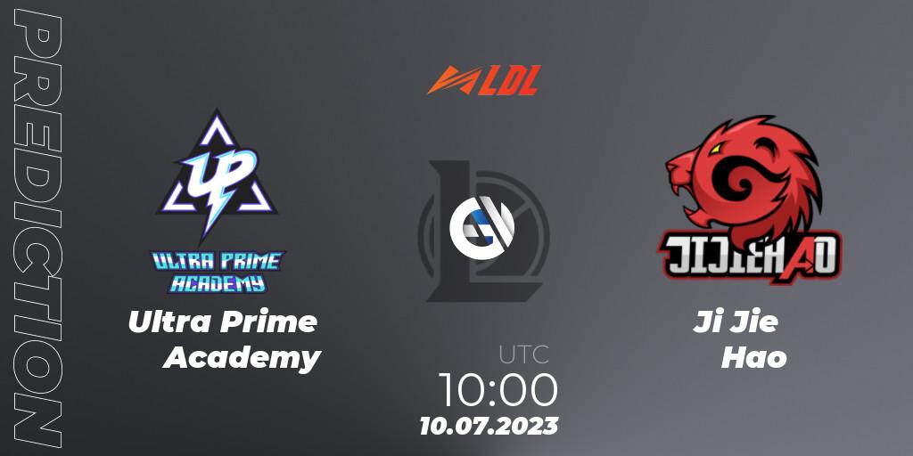 Prognose für das Spiel Ultra Prime Academy VS Ji Jie Hao. 10.07.2023 at 11:00. LoL - LDL 2023 - Regular Season - Stage 3