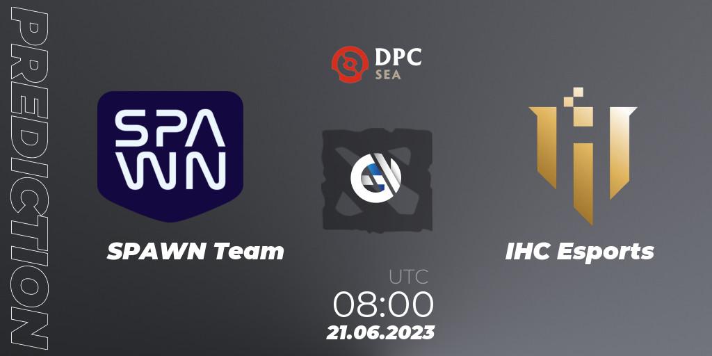 Prognose für das Spiel SPAWN Team VS IHC Esports. 21.06.23. Dota 2 - DPC 2023 Tour 3: SEA Division II (Lower)