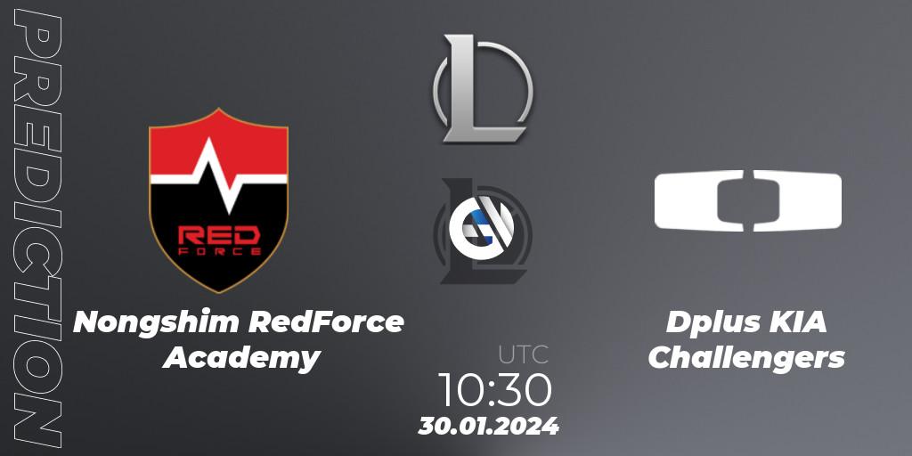 Prognose für das Spiel Nongshim RedForce Academy VS Dplus KIA Challengers. 30.01.2024 at 10:30. LoL - LCK Challengers League 2024 Spring - Group Stage