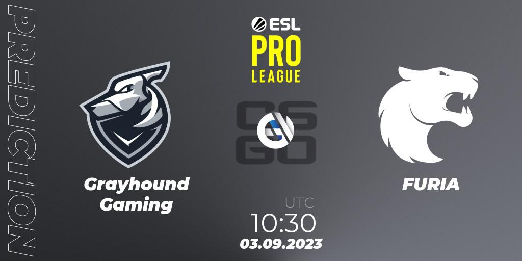 Prognose für das Spiel Grayhound Gaming VS FURIA. 03.09.2023 at 10:30. Counter-Strike (CS2) - ESL Pro League Season 18