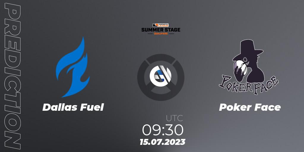Prognose für das Spiel Dallas Fuel VS Poker Face. 15.07.23. Overwatch - Overwatch League 2023 - Summer Stage Qualifiers