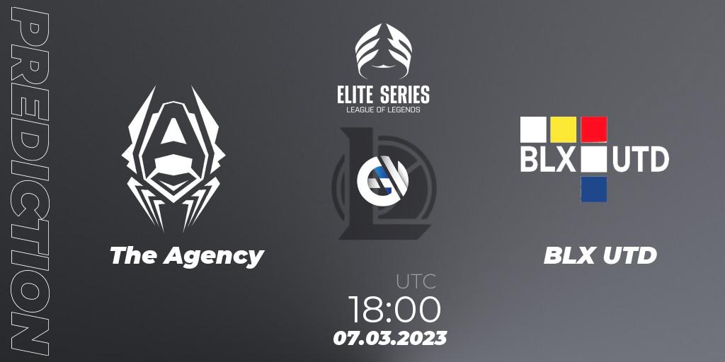 Prognose für das Spiel The Agency VS BLX UTD. 07.03.23. LoL - Elite Series Spring 2023 - Group Stage