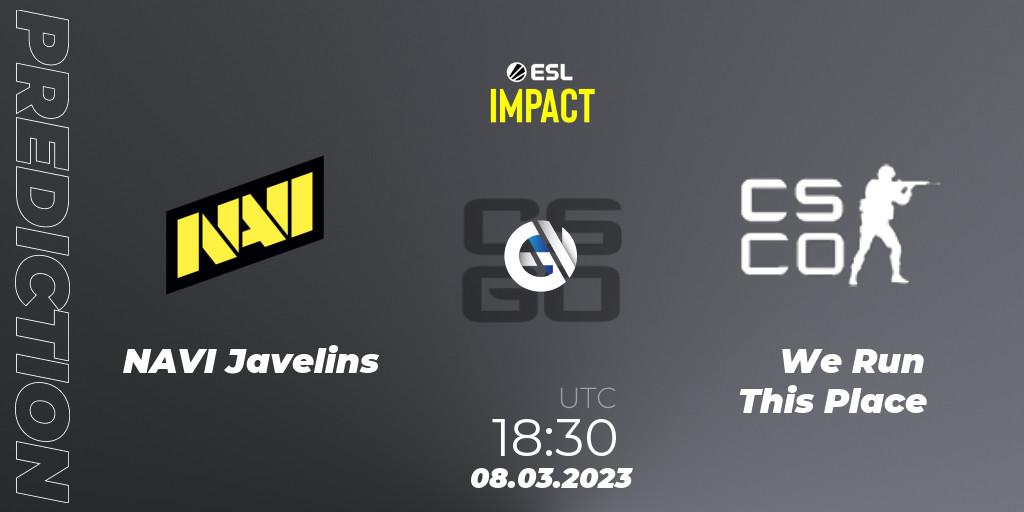 Prognose für das Spiel NAVI Javelins VS G2 OYA. 08.03.2023 at 18:30. Counter-Strike (CS2) - ESL Impact League Season 3: European Division