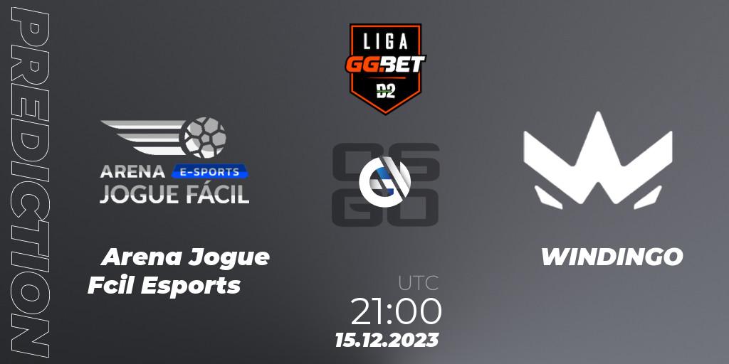 Prognose für das Spiel Arena Jogue Fácil Esports VS WINDINGO. 15.12.23. CS2 (CS:GO) - Dust2 Brasil Liga Season 2