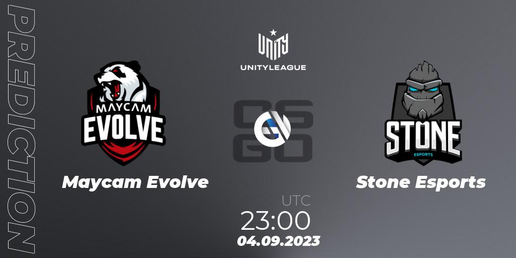 Prognose für das Spiel Maycam Evolve VS Stone Esports. 04.09.23. CS2 (CS:GO) - LVP Unity League Argentina 2023