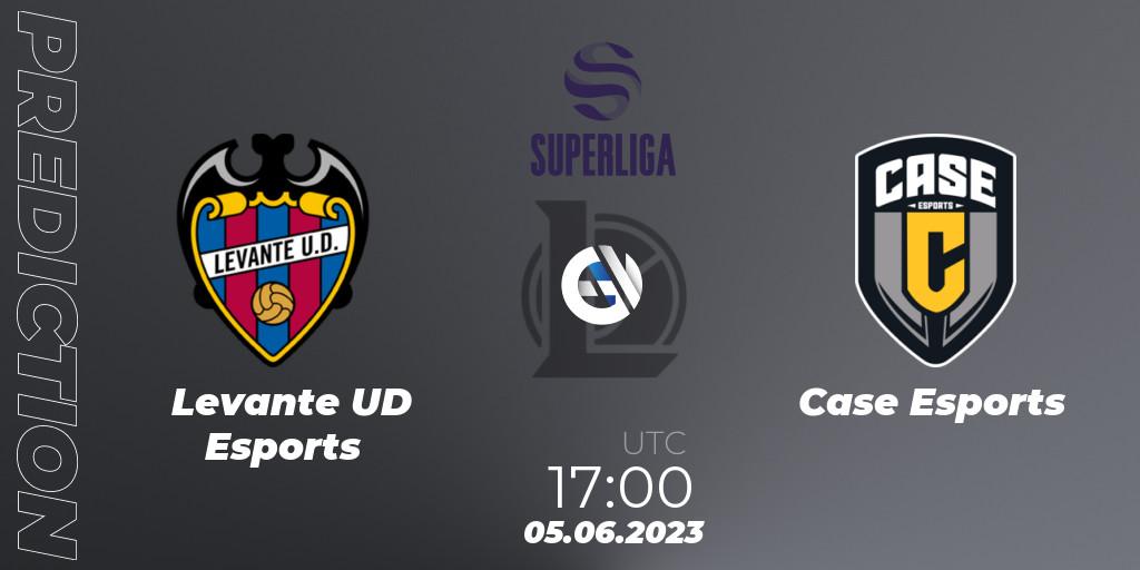 Prognose für das Spiel Levante UD Esports VS Case Esports. 05.06.23. LoL - LVP Superliga 2nd Division 2023 Summer