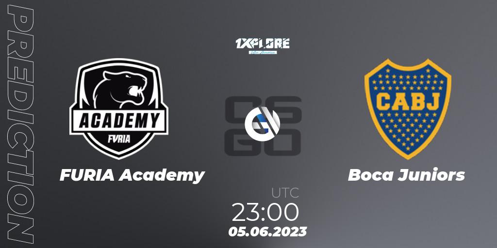 Prognose für das Spiel FURIA Academy VS Boca Juniors. 05.06.23. CS2 (CS:GO) - 1XPLORE Latin America Cup 1