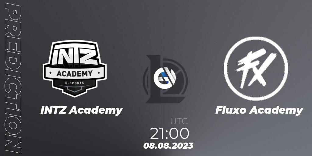 Prognose für das Spiel INTZ Academy VS Fluxo Academy. 08.08.23. LoL - CBLOL Academy Split 2 2023 - Group Stage