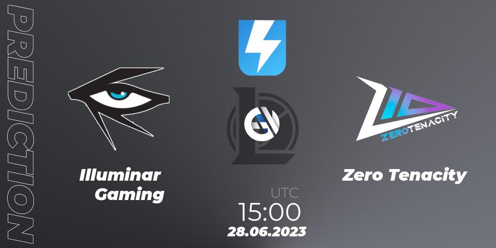 Prognose für das Spiel Illuminar Gaming VS Zero Tenacity. 21.06.23. LoL - Ultraliga Season 10 2023 Regular Season