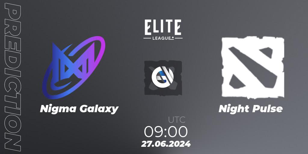 Prognose für das Spiel Nigma Galaxy VS Night Pulse. 27.06.2024 at 09:00. Dota 2 - Elite League Season 2: Western Europe Closed Qualifier