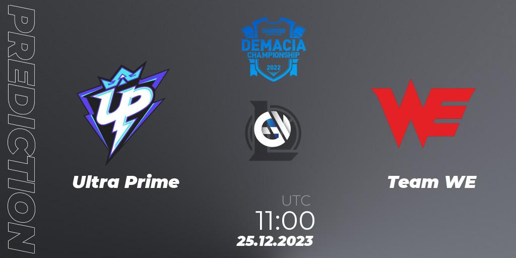 Prognose für das Spiel Ultra Prime VS Team WE. 25.12.23. LoL - Demacia Cup 2023 Group Stage