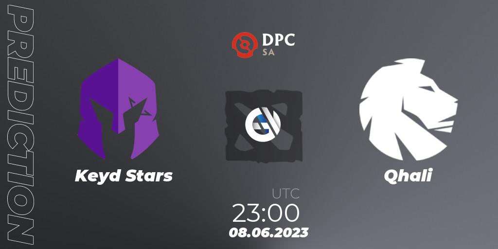 Prognose für das Spiel Keyd Stars VS Qhali. 08.06.23. Dota 2 - DPC 2023 Tour 3: SA Division II (Lower)