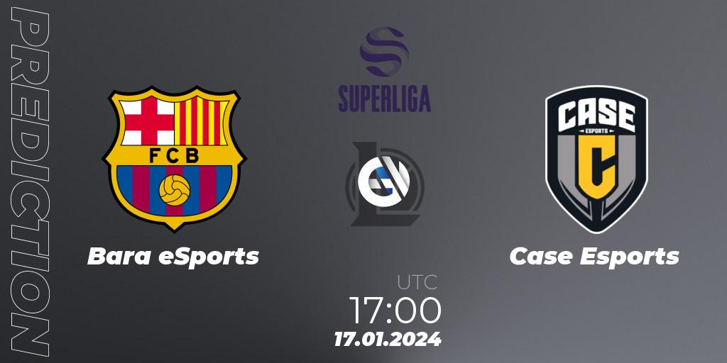 Prognose für das Spiel Barça eSports VS Case Esports. 17.01.2024 at 17:00. LoL - Superliga Spring 2024 - Group Stage