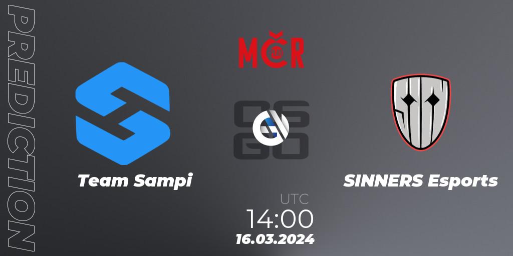 Prognose für das Spiel Team Sampi VS SINNERS Esports. 16.03.24. CS2 (CS:GO) - Tipsport Cup Winter 2024