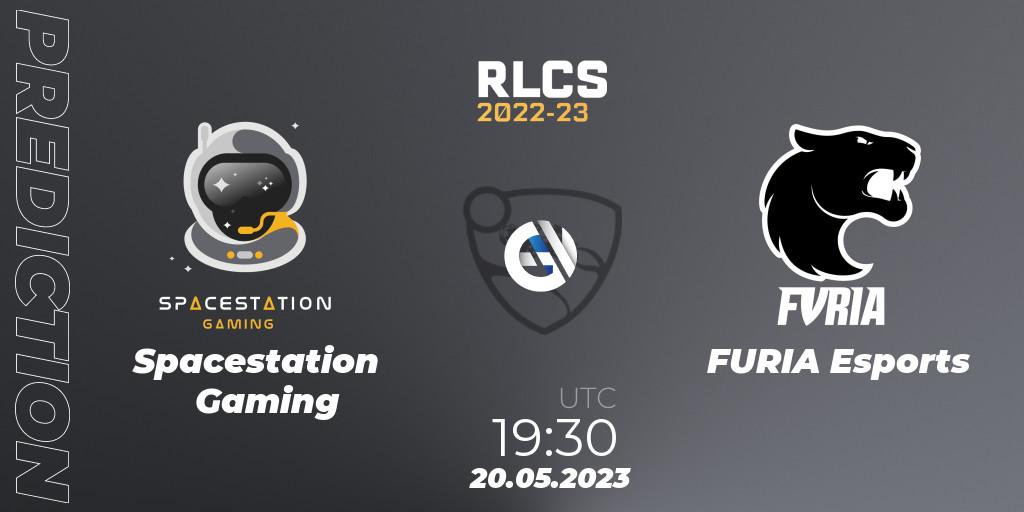 Prognose für das Spiel Spacestation Gaming VS FURIA Esports. 20.05.2023 at 19:30. Rocket League - RLCS 2022-23 - Spring: North America Regional 2 - Spring Cup