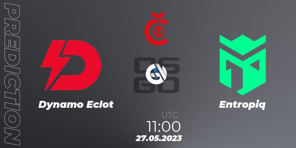 Prognose für das Spiel Dynamo Eclot VS Entropiq. 27.05.2023 at 11:20. Counter-Strike (CS2) - Tipsport Cup Bratislava 2023