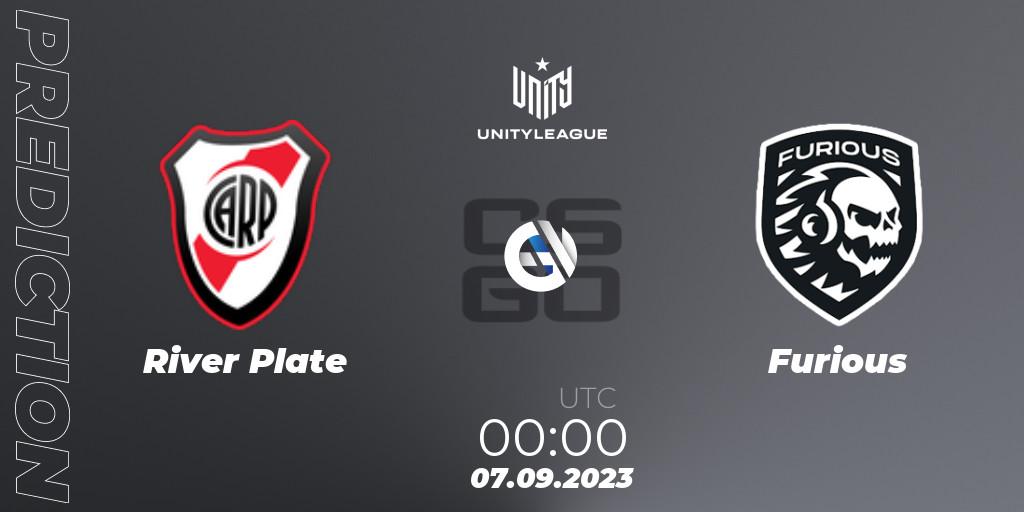 Prognose für das Spiel River Plate VS Furious. 07.09.23. CS2 (CS:GO) - LVP Unity League Argentina 2023