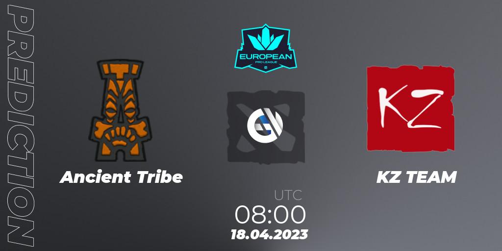 Prognose für das Spiel Ancient Tribe VS KZ TEAM. 18.04.23. Dota 2 - European Pro League Season 8