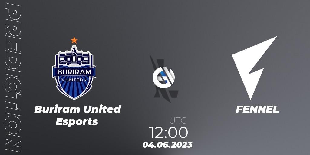 Prognose für das Spiel Buriram United Esports VS FENNEL. 04.06.23. Wild Rift - WRL Asia 2023 - Season 1 - Regular Season
