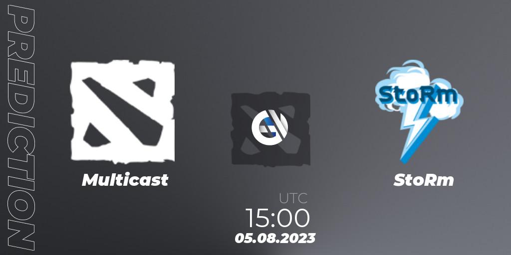 Prognose für das Spiel Multicast VS StoRm. 05.08.2023 at 15:00. Dota 2 - European Pro League Season 11