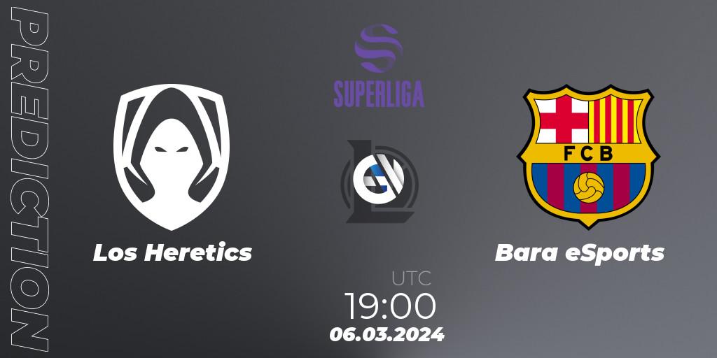 Prognose für das Spiel Los Heretics VS Barça eSports. 06.03.24. LoL - Superliga Spring 2024 - Group Stage