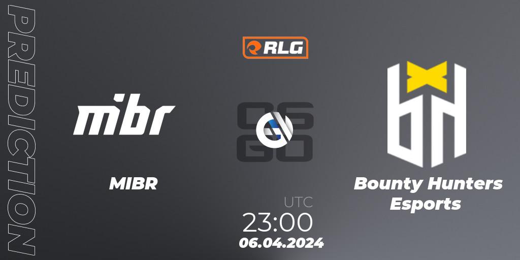 Prognose für das Spiel MIBR VS Bounty Hunters Esports. 06.04.2024 at 23:00. Counter-Strike (CS2) - RES Latin American Series #3