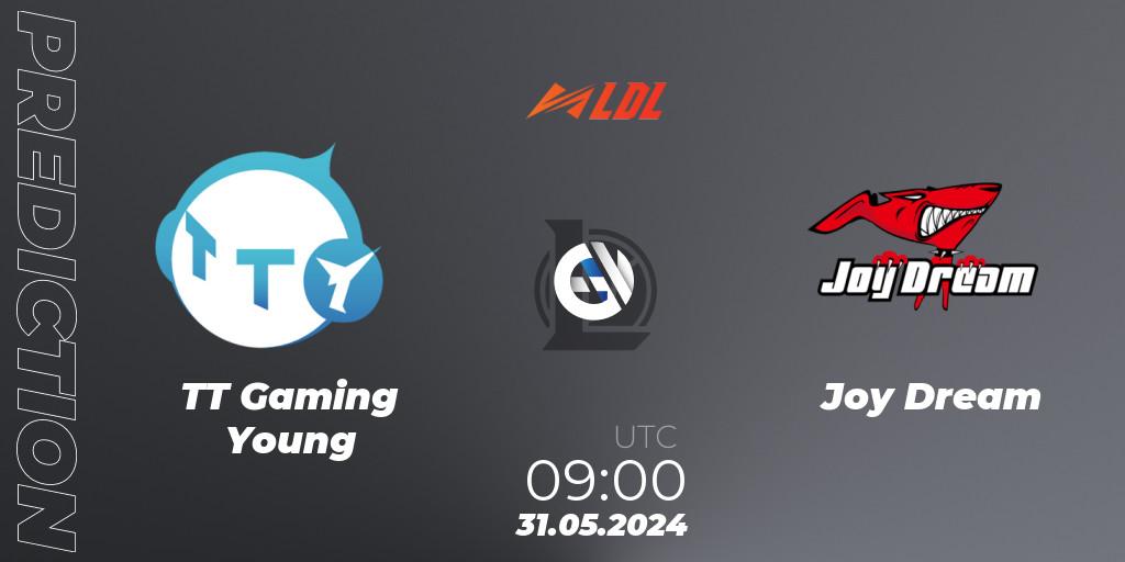 Prognose für das Spiel TT Gaming Young VS Joy Dream. 31.05.2024 at 09:00. LoL - LDL 2024 - Stage 2