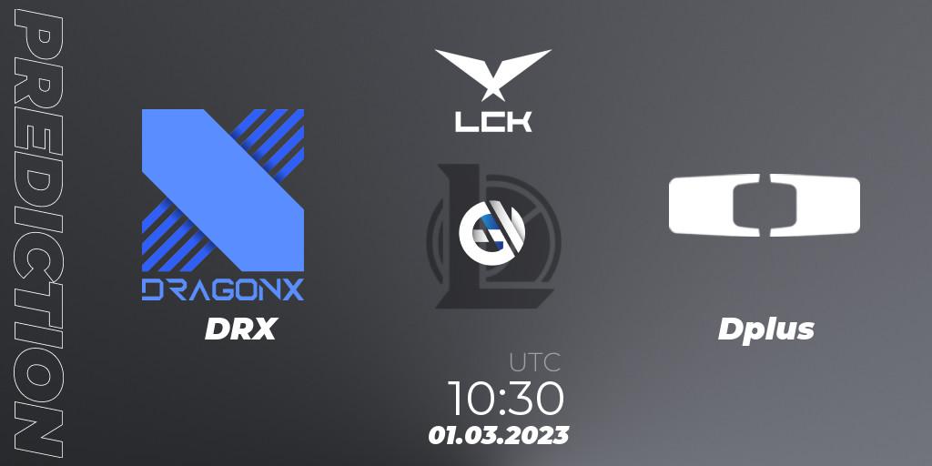 Prognose für das Spiel DRX VS Dplus. 01.03.23. LoL - LCK Spring 2023 - Group Stage