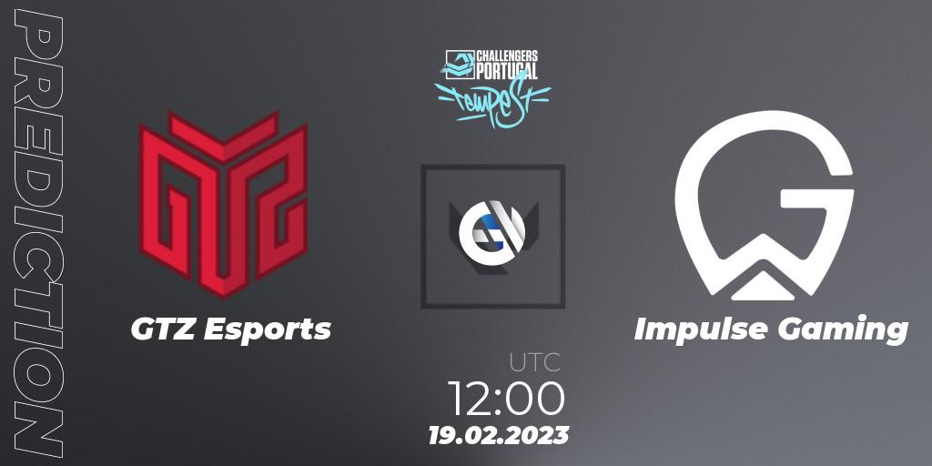 Prognose für das Spiel GTZ Esports VS Impulse Gaming. 19.02.23. VALORANT - VALORANT Challengers 2023 Portugal: Tempest Split 1