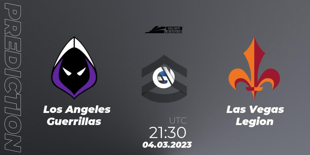 Prognose für das Spiel Los Angeles Guerrillas VS Las Vegas Legion. 04.03.2023 at 21:30. Call of Duty - Call of Duty League 2023: Stage 3 Major Qualifiers