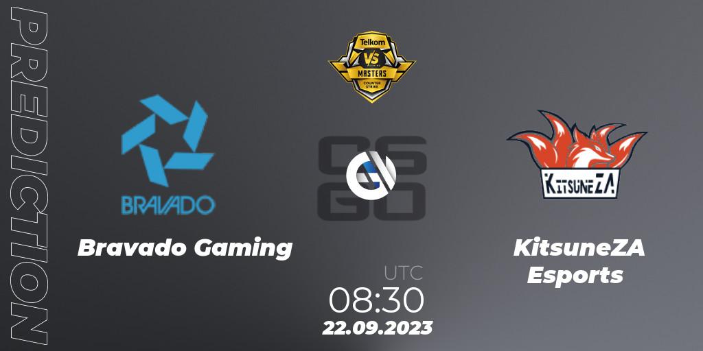Prognose für das Spiel Bravado Gaming VS KitsuneZA Esports. 22.09.23. CS2 (CS:GO) - VS Gaming League Masters 2023