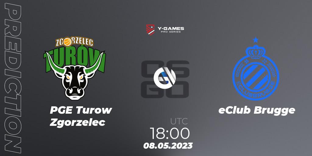Prognose für das Spiel PGE Turow Zgorzelec VS eClub Brugge. 08.05.23. CS2 (CS:GO) - Y-Games PRO Series 2023