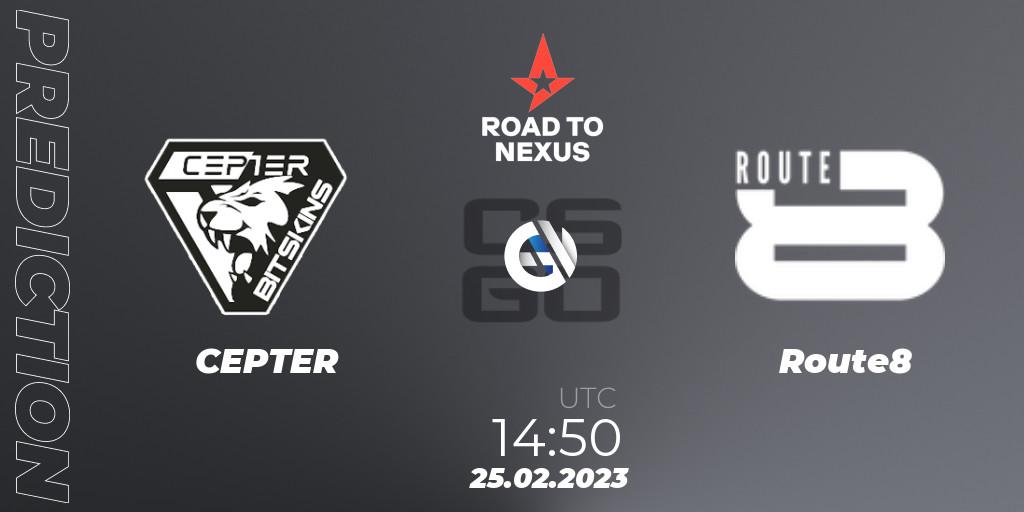 Prognose für das Spiel Alpha Gaming VS Route8. 25.02.2023 at 14:55. Counter-Strike (CS2) - Road to Nexus