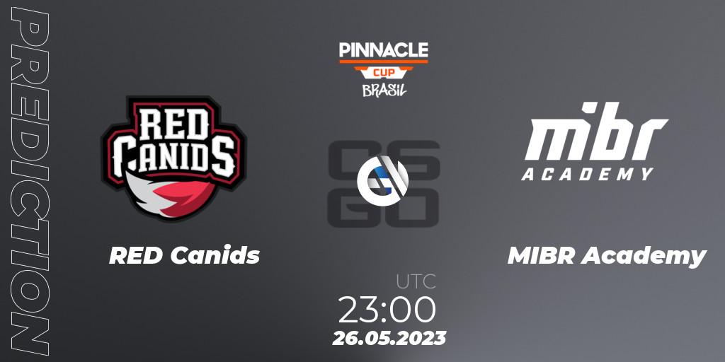 Prognose für das Spiel RED Canids VS MIBR Academy. 26.05.2023 at 20:00. Counter-Strike (CS2) - Pinnacle Brazil Cup 1