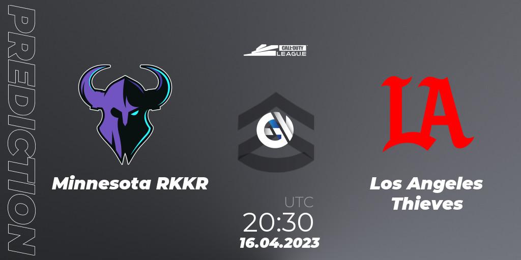 Prognose für das Spiel Minnesota RØKKR VS Los Angeles Thieves. 16.04.2023 at 20:30. Call of Duty - Call of Duty League 2023: Stage 4 Major Qualifiers