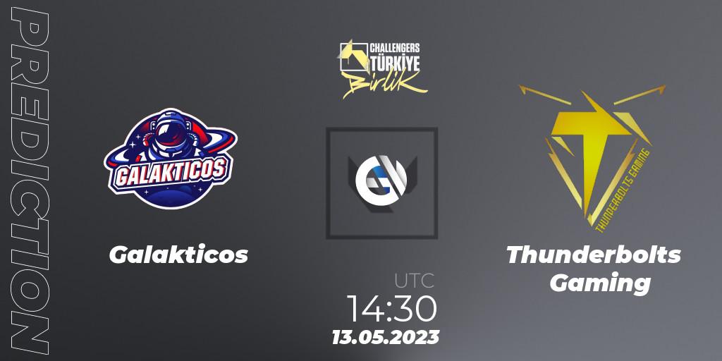 Prognose für das Spiel Galakticos VS Thunderbolts Gaming. 13.05.23. VALORANT - VALORANT Challengers 2023 Turkey: Birlik Split 2