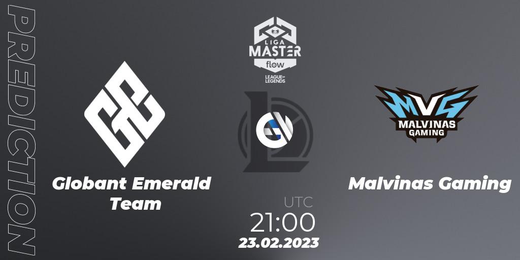 Prognose für das Spiel Globant Emerald Team VS Malvinas Gaming. 23.02.2023 at 21:00. LoL - Liga Master Opening 2023 - Group Stage