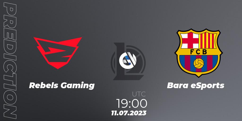 Prognose für das Spiel Rebels Gaming VS Barça eSports. 11.07.2023 at 19:00. LoL - Superliga Summer 2023 - Group Stage