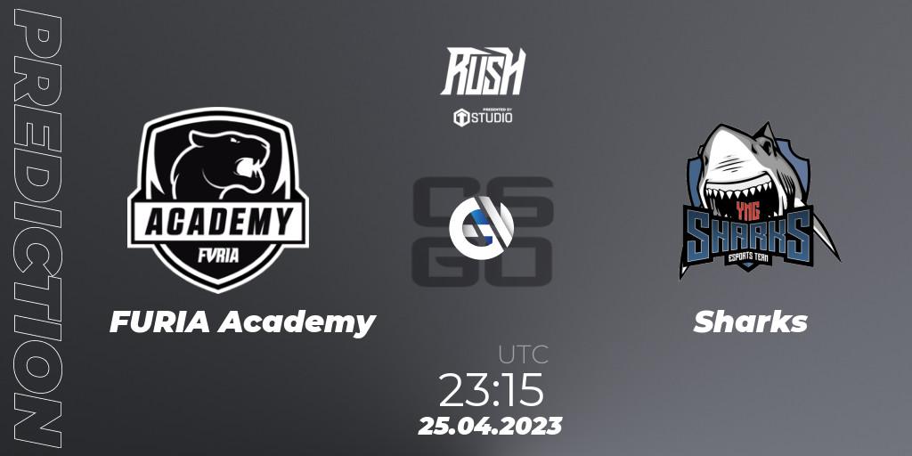 Prognose für das Spiel FURIA Academy VS Sharks. 25.04.2023 at 23:15. Counter-Strike (CS2) - TG Rush Autumn 2023