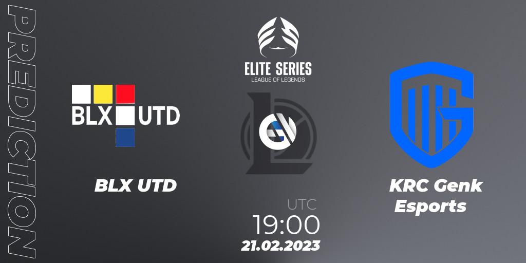 Prognose für das Spiel BLX UTD VS KRC Genk Esports. 21.02.2023 at 19:00. LoL - Elite Series Spring 2023 - Group Stage