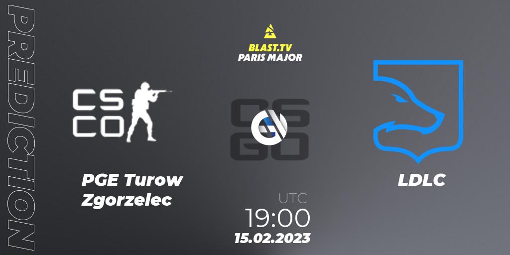 Prognose für das Spiel PGE Turow Zgorzelec VS LDLC. 15.02.23. CS2 (CS:GO) - BLAST.tv Paris Major 2023 Europe RMR Open Qualifier 2