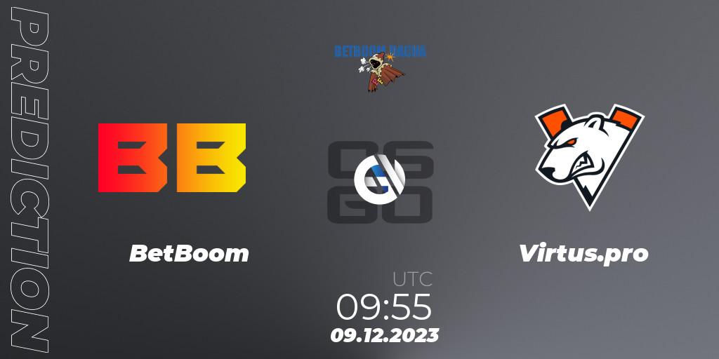 Prognose für das Spiel BetBoom VS Virtus.pro. 09.12.23. CS2 (CS:GO) - BetBoom Dacha 2023