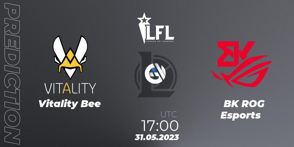 Prognose für das Spiel Vitality Bee VS BK ROG Esports. 31.05.2023 at 17:00. LoL - LFL Summer 2023 - Group Stage