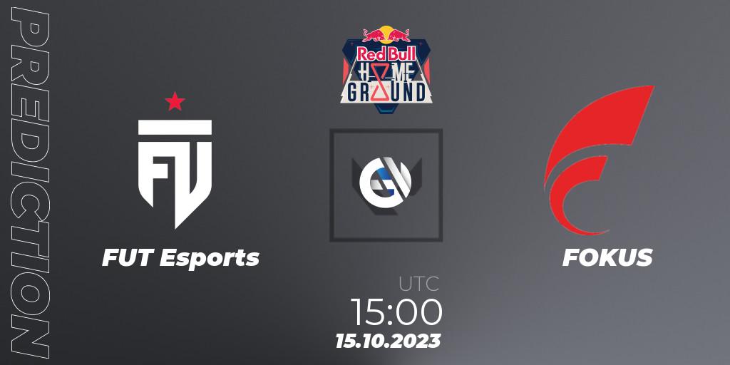 Prognose für das Spiel FUT Esports VS FOKUS. 15.10.23. VALORANT - Red Bull Home Ground #4 - EMEA Qualifier