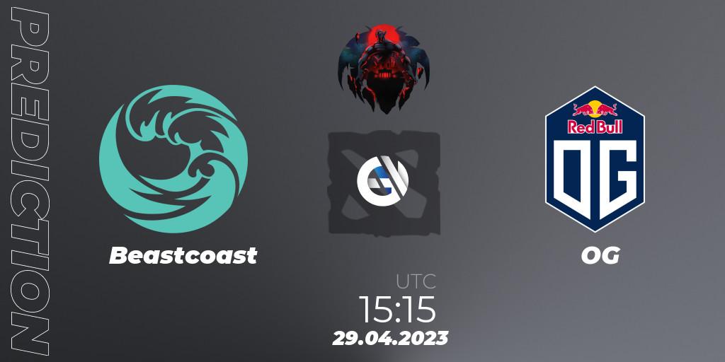Prognose für das Spiel Beastcoast VS OG. 29.04.23. Dota 2 - The Berlin Major 2023 ESL - Group Stage